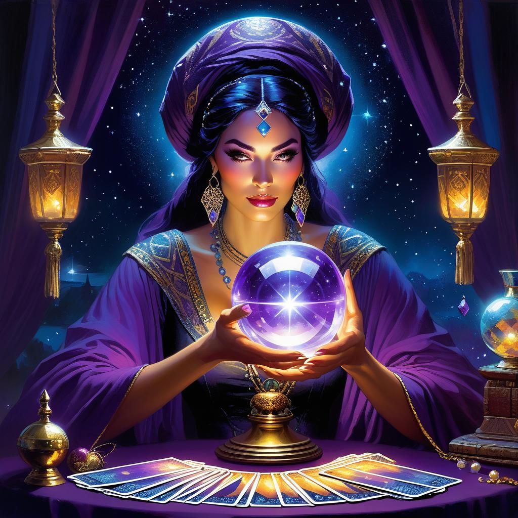 Fortune Teller 4 - AI Generated Artwork - NightCafe Creator