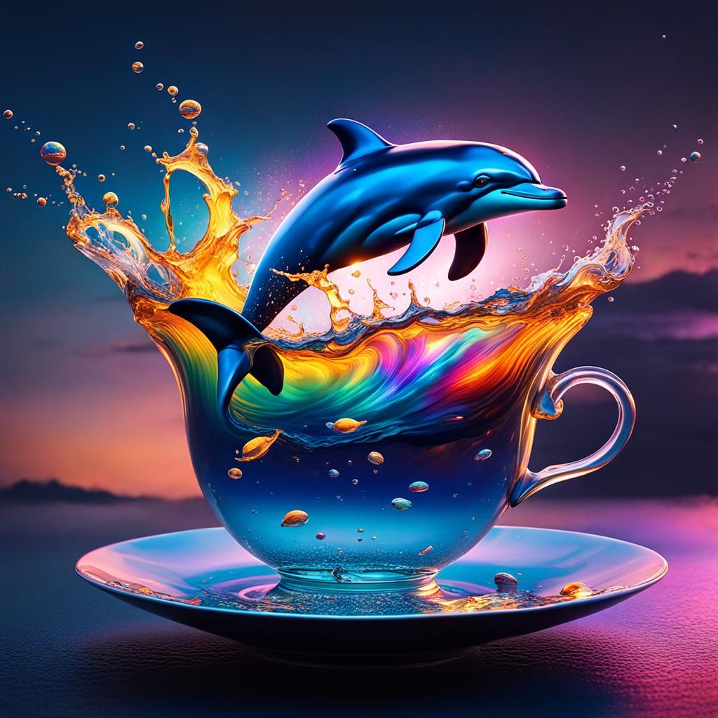 Dolphin! - AI Generated Artwork - NightCafe Creator