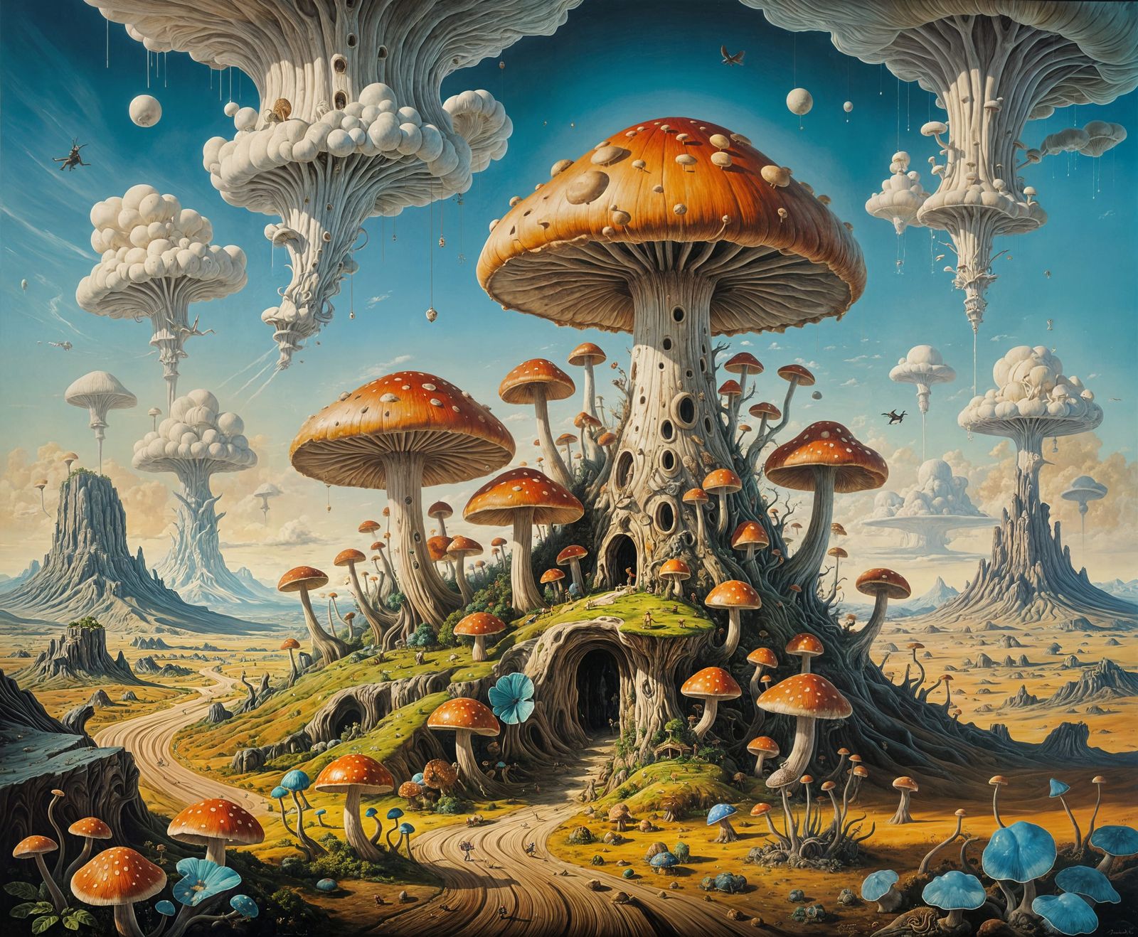 Mushroom Land  by @Bobbles52