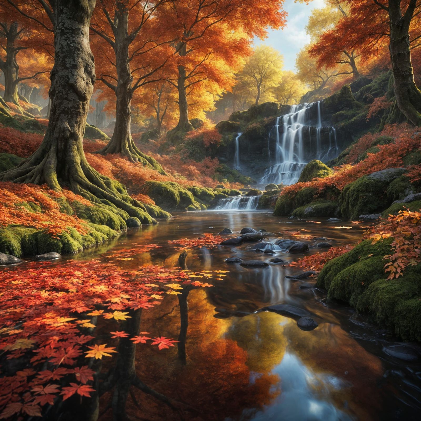 Autumn Forest 🍂🍁  by @Alicia Hopkins