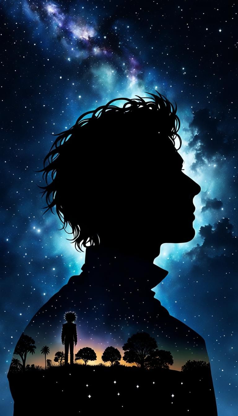 Edward Scissorhands' shadow
