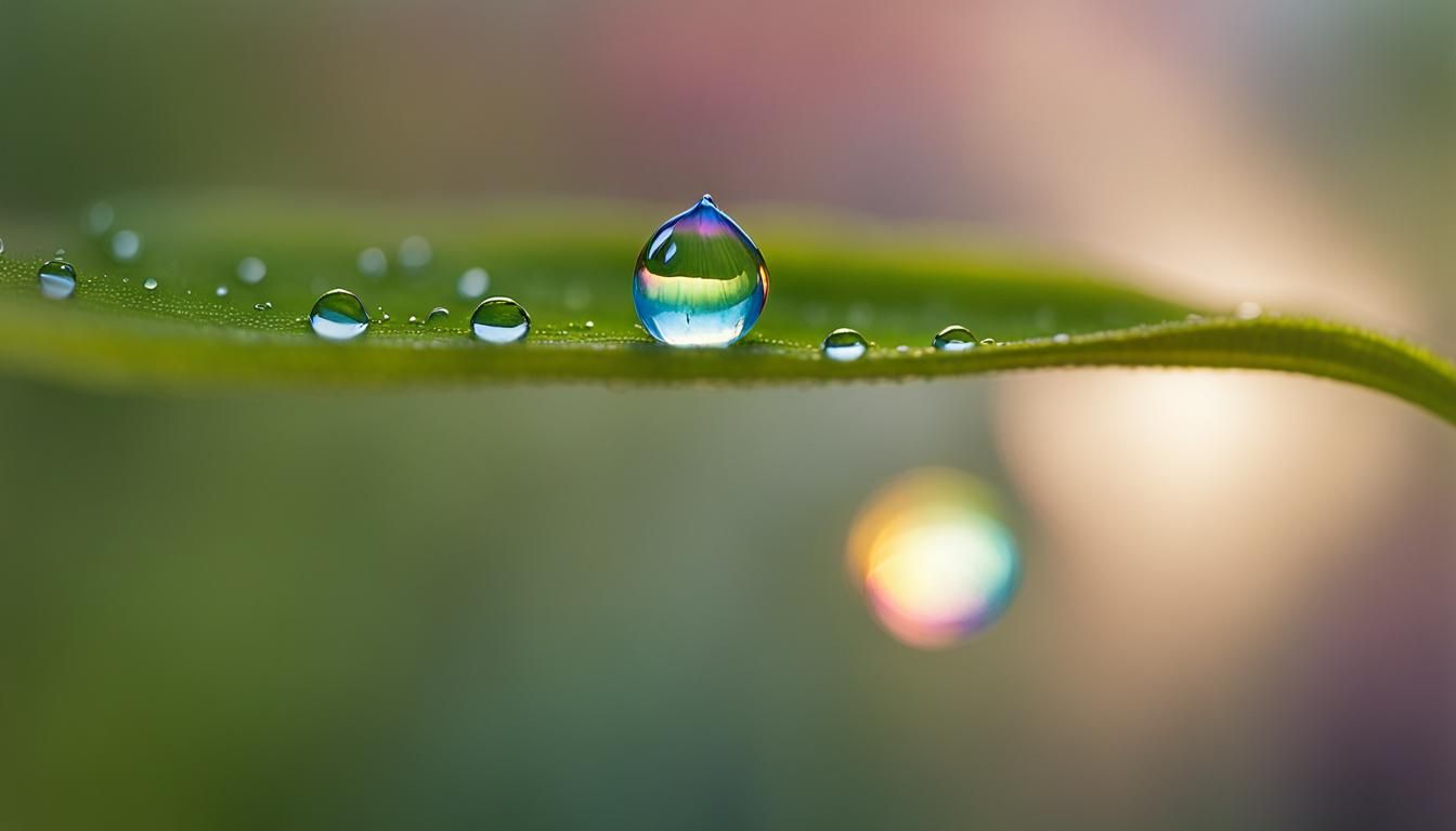 A single dewdrop