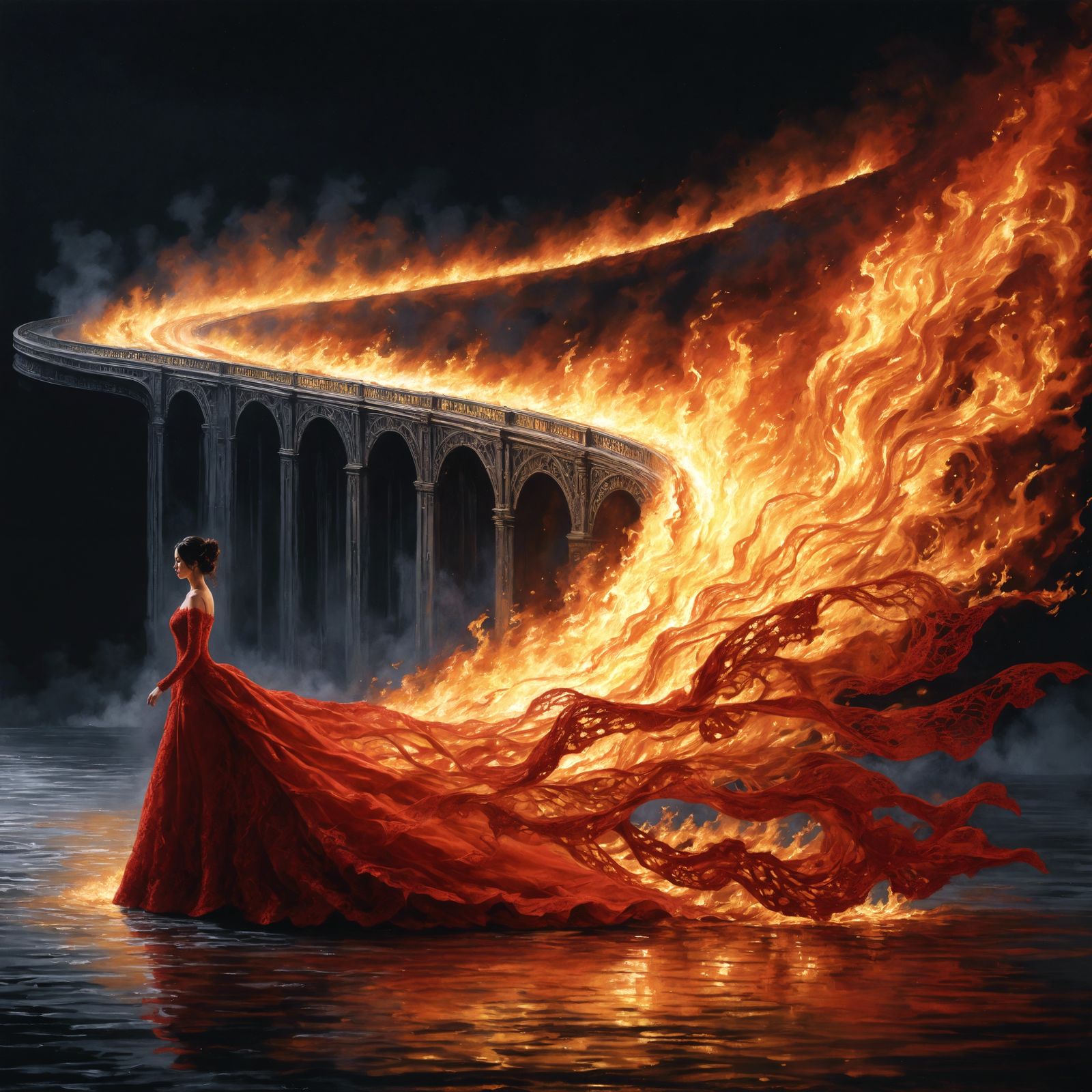 Burning bridges of fears and worries