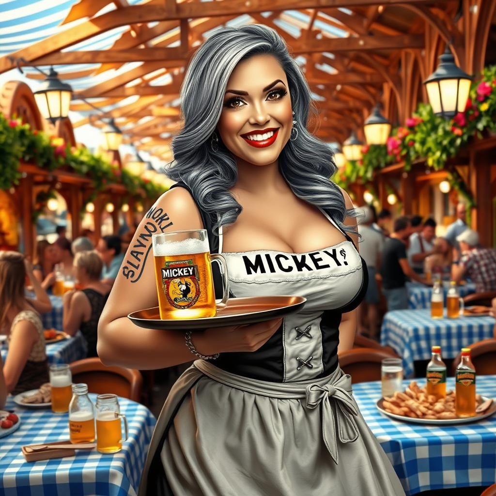 Beer garden Oktoberfest