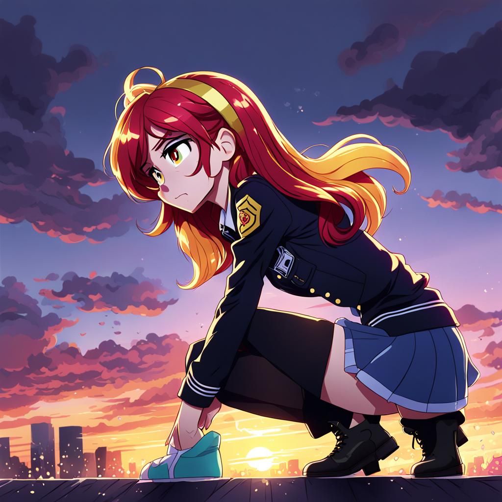 EQG, Sunset Shimmer - AI Generated Artwork - NightCafe Creator