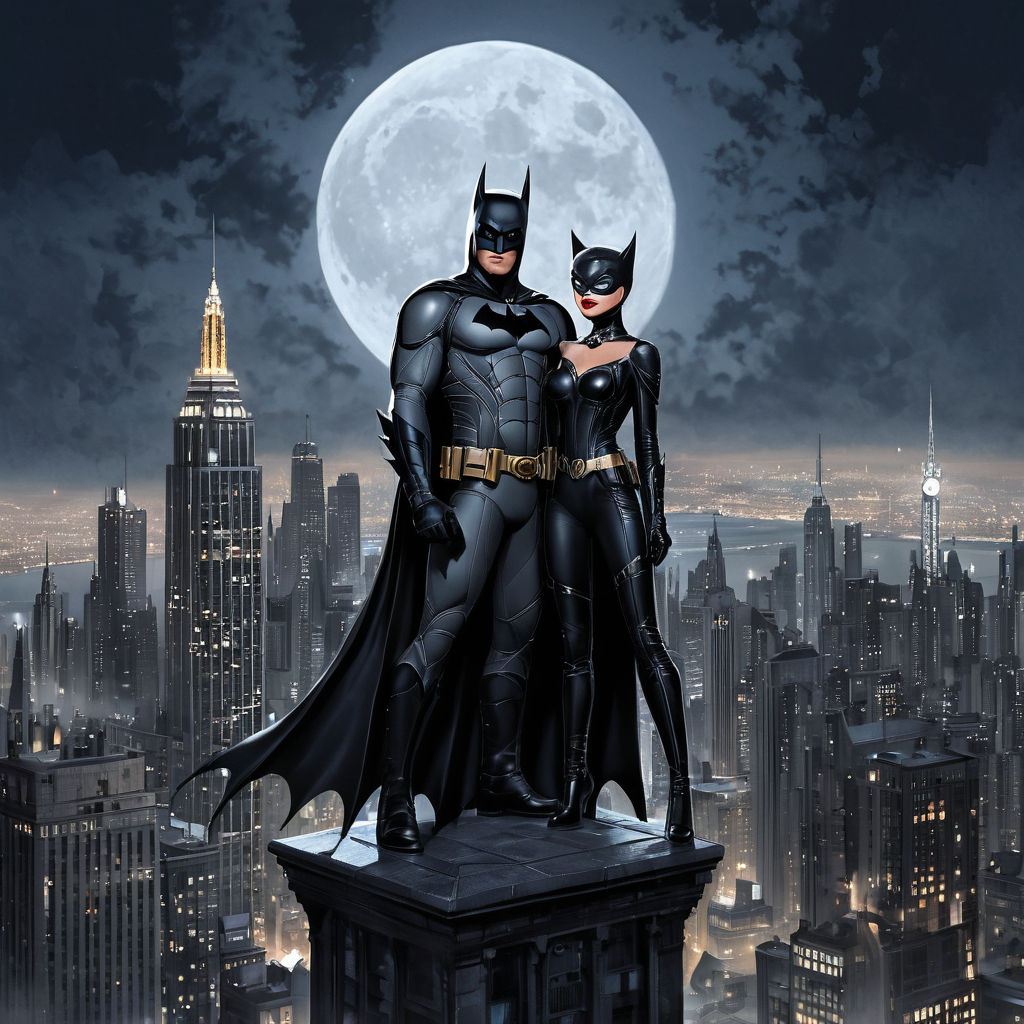 Batman and cat woman