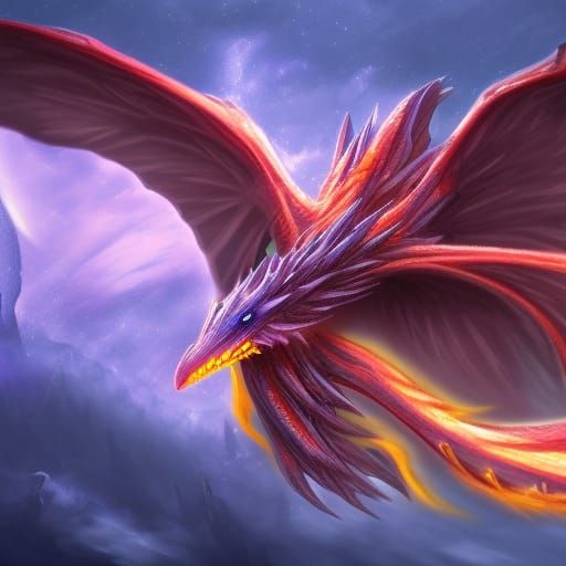 Supernova raven dragon