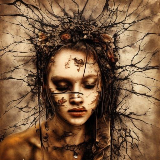 Mental Scars AI Generated Artwork NightCafe Creator