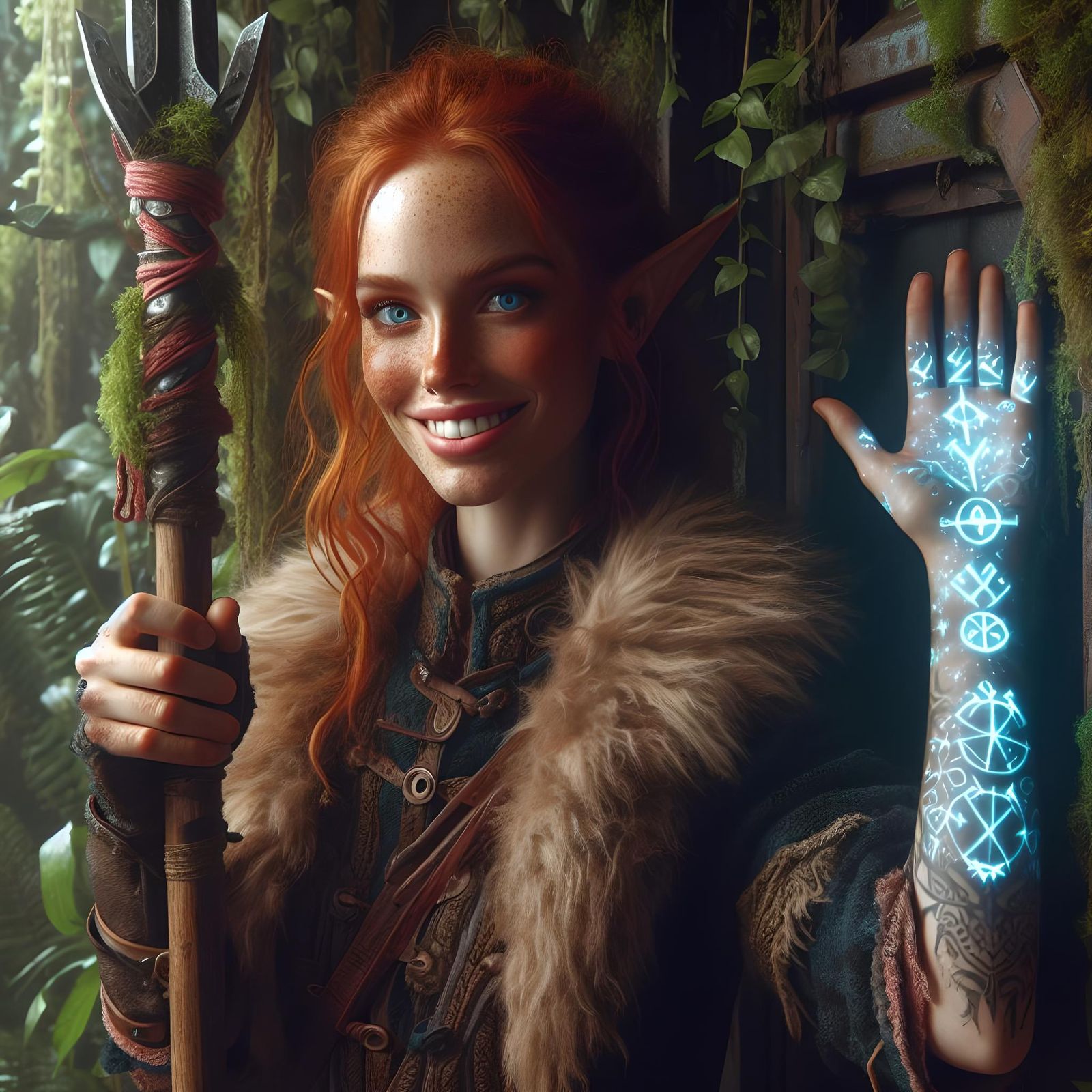 *You Walk By Also Waving, Hoping Her Runic Hand Doesn't cast...