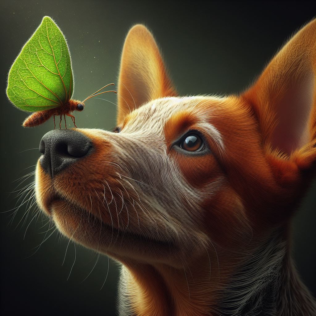 Bingo's leafbug (from the cartoon Bluey)