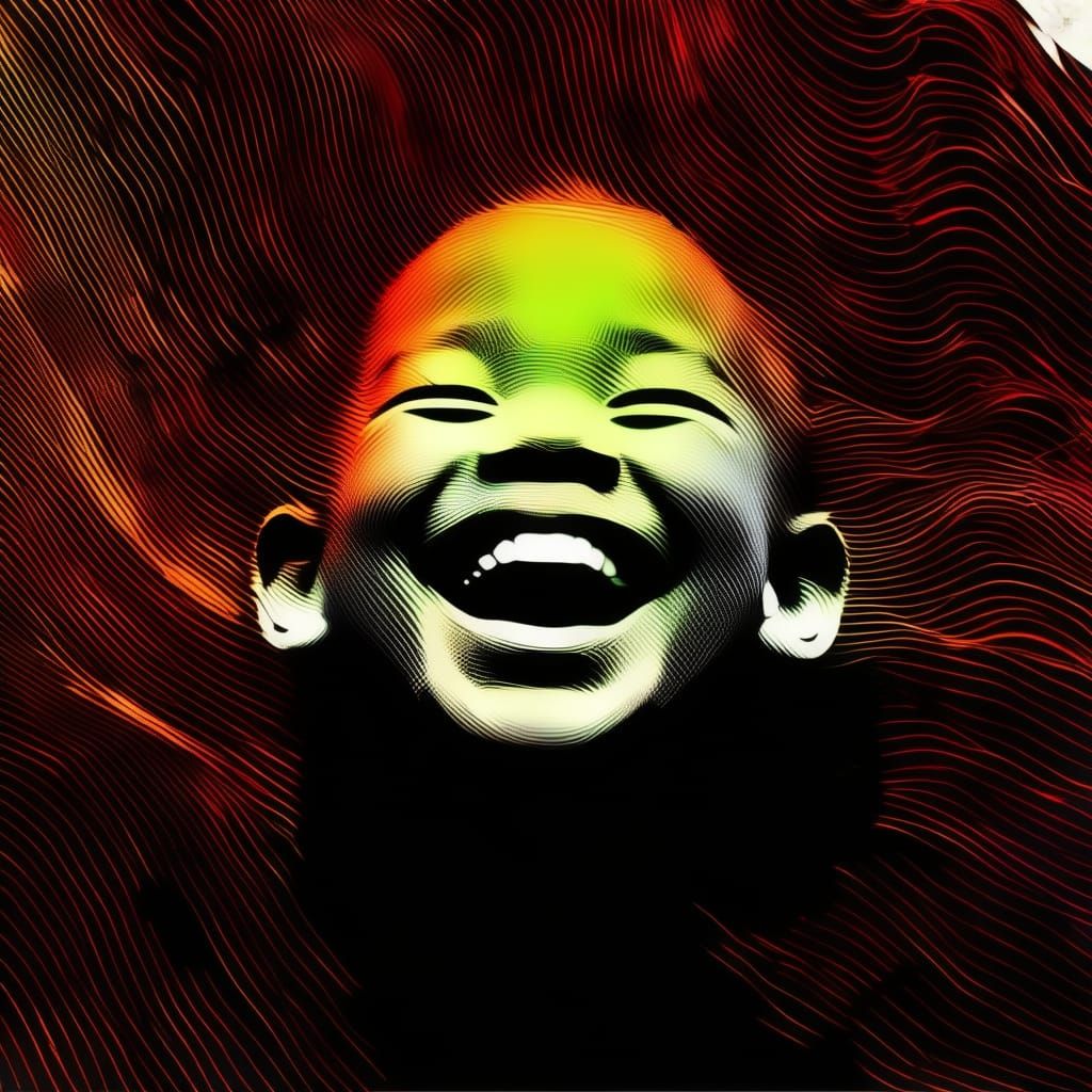 Laughing young Buddha