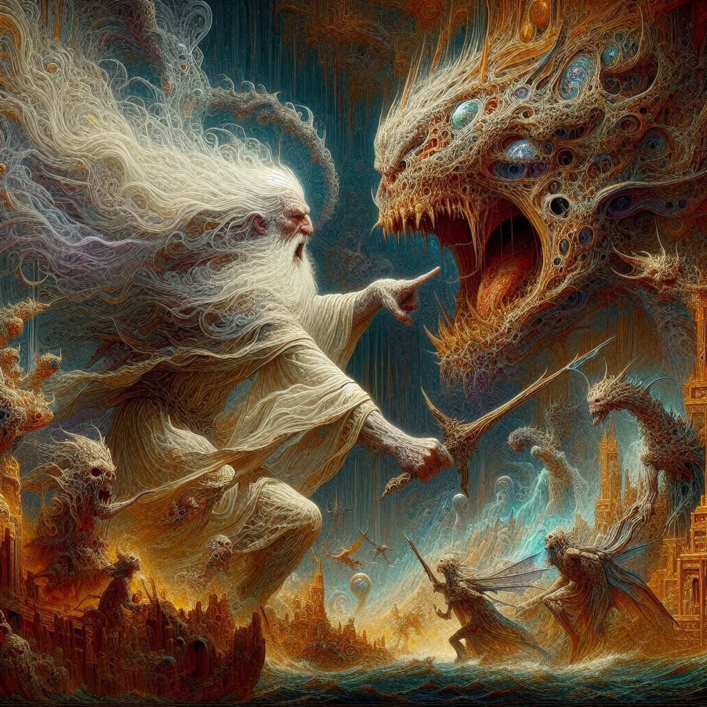 GANDALF BATTLING BALOG 4
