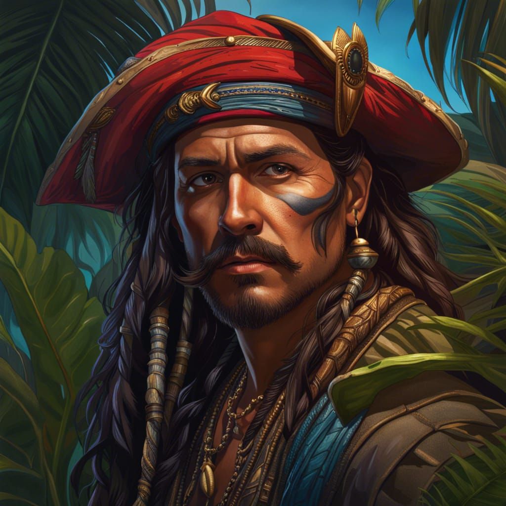 Pirate Of The Caribbean - Ai Generated Artwork - Nightcafe Creator