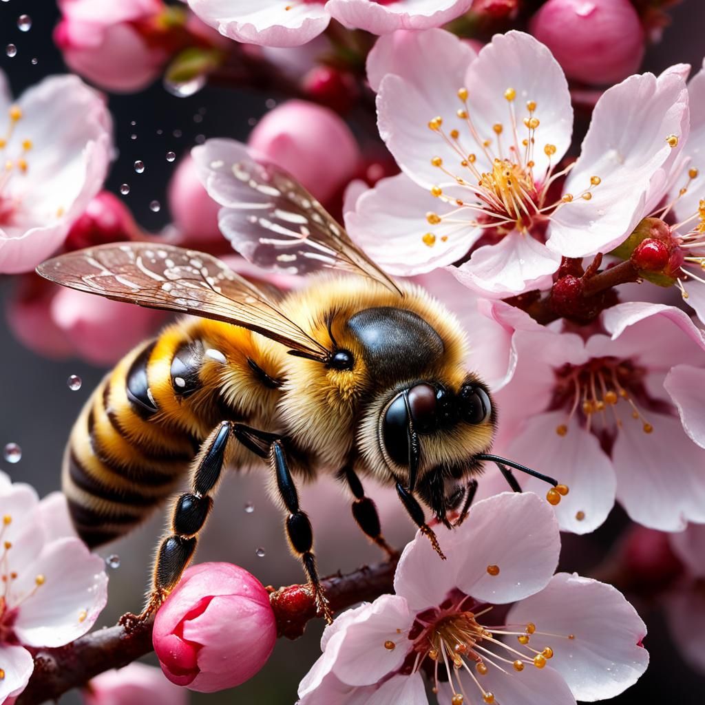 Honeybee  by @Superbear