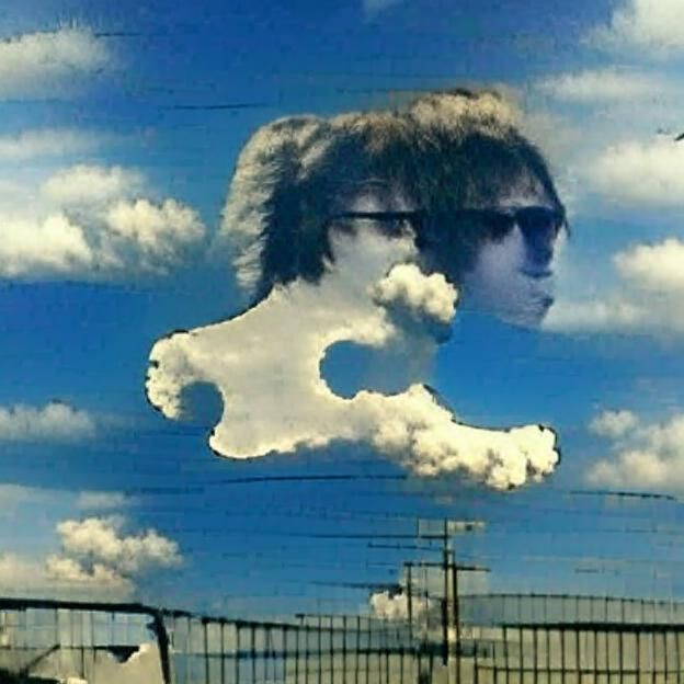 Cloud shaped like John Lennon