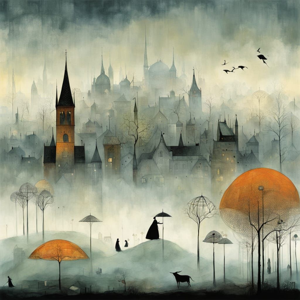 magnificent fog world   by @Mapont