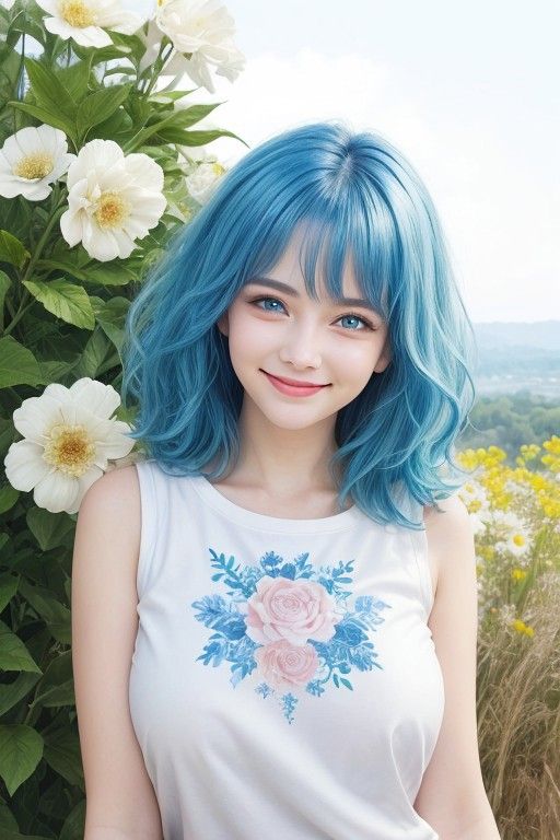 Portrait of a gorgeous happy woman