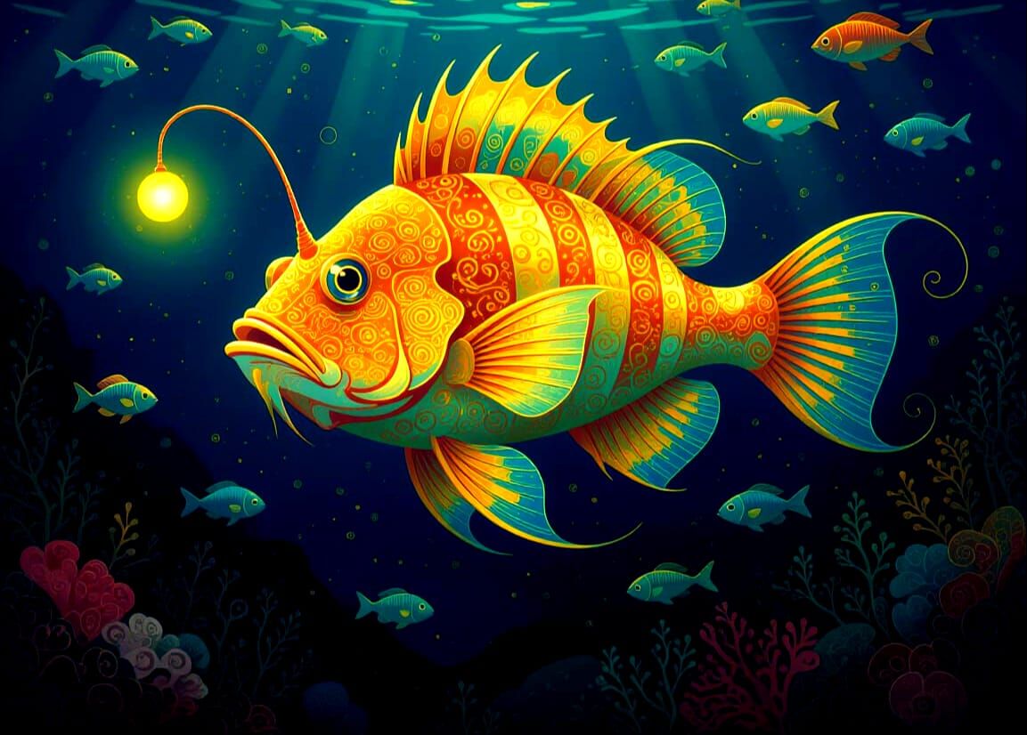 Anglerfish  by @Morrighan