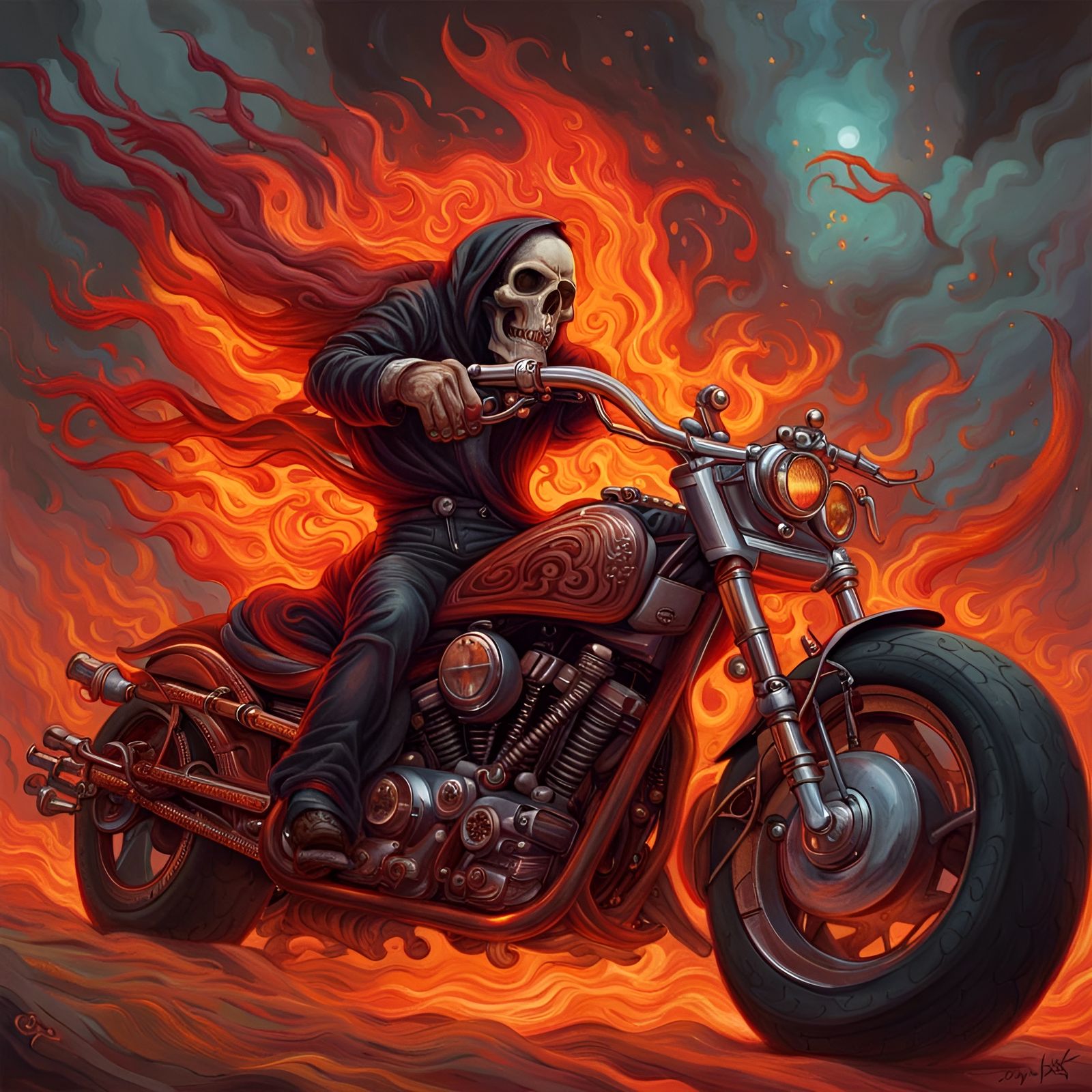 Hot New Ride - AI Generated Artwork - NightCafe Creator