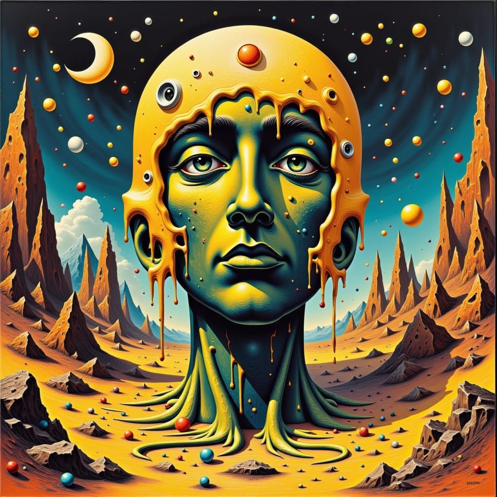 Surreal Wax People Melt in a Grotesque Alien Landscape