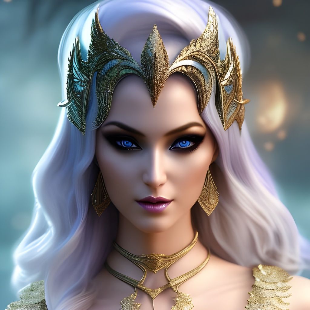 Elven goddess - AI Generated Artwork - NightCafe Creator