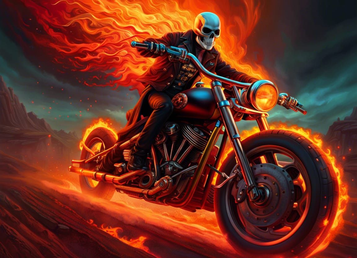 Motorcycle - AI Generated Artwork - NightCafe Creator