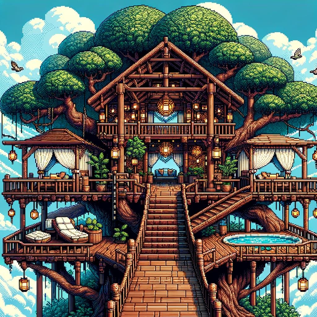 Treehouse spa