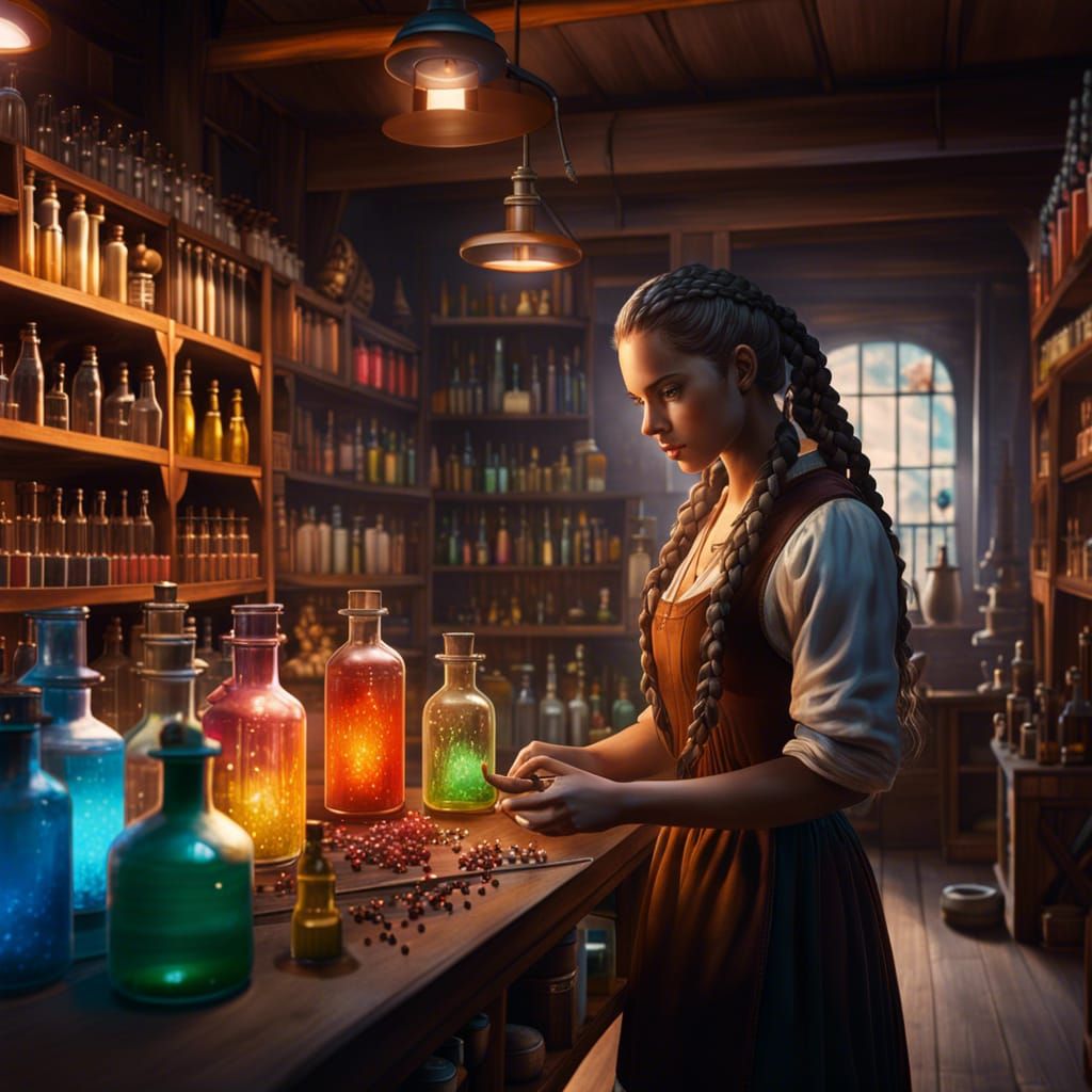 alchemist's apprentice  by @Yulia