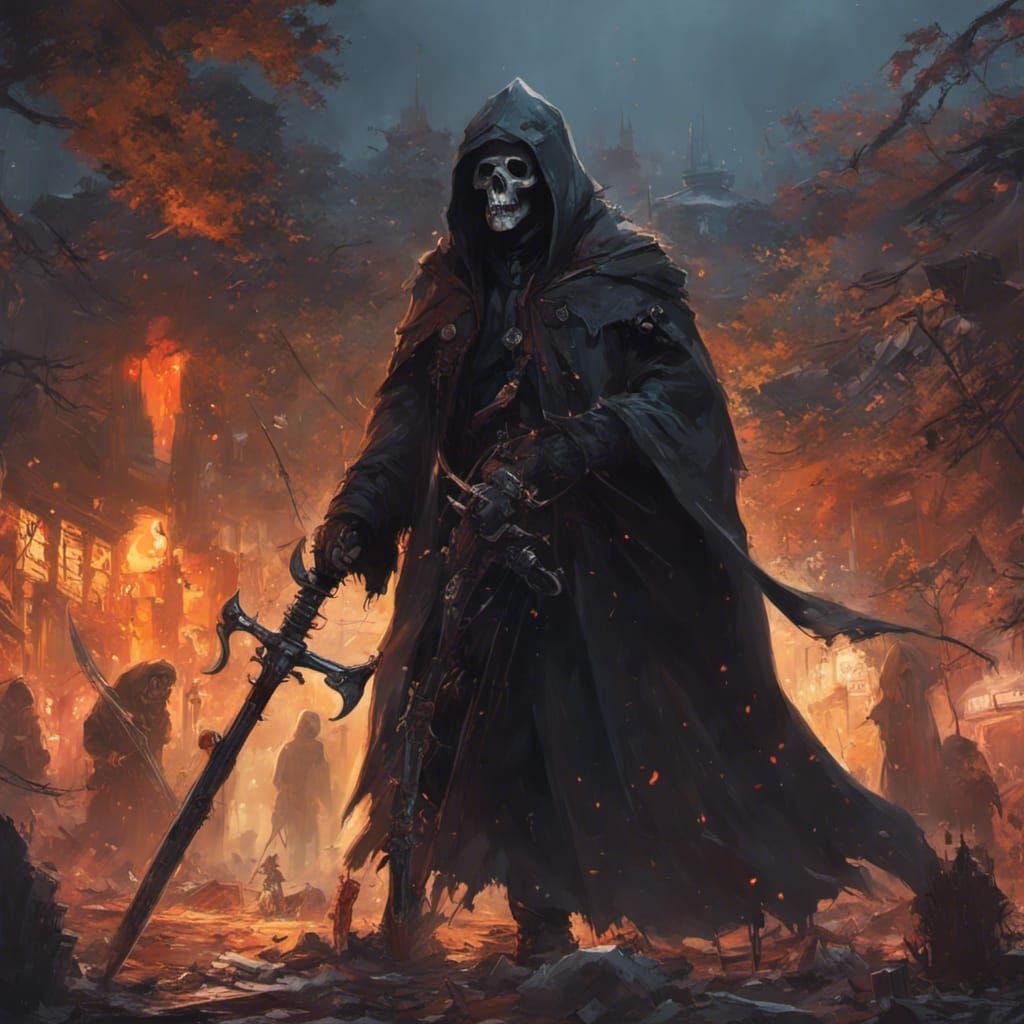 Grim Reaper - AI Generated Artwork - NightCafe Creator