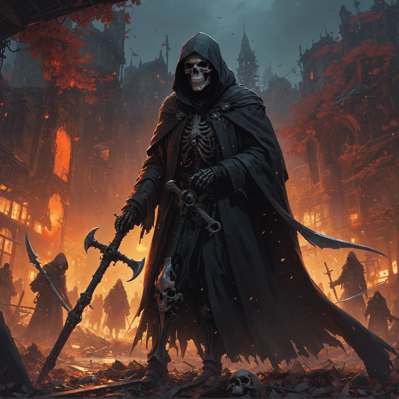 The Grim Reaper - AI Generated Artwork - NightCafe Creator