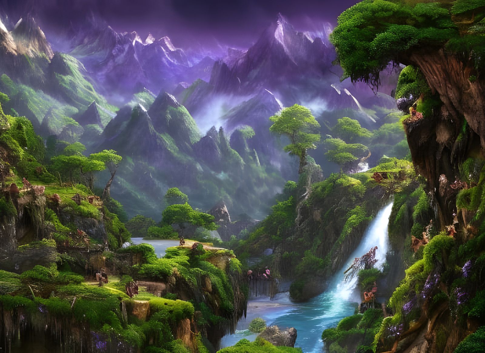 Mountain scene