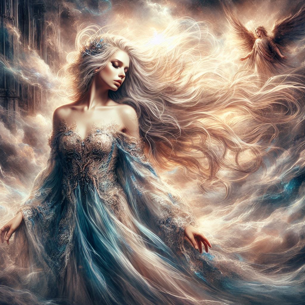 Female in Heaven - AI Generated Artwork - NightCafe Creator