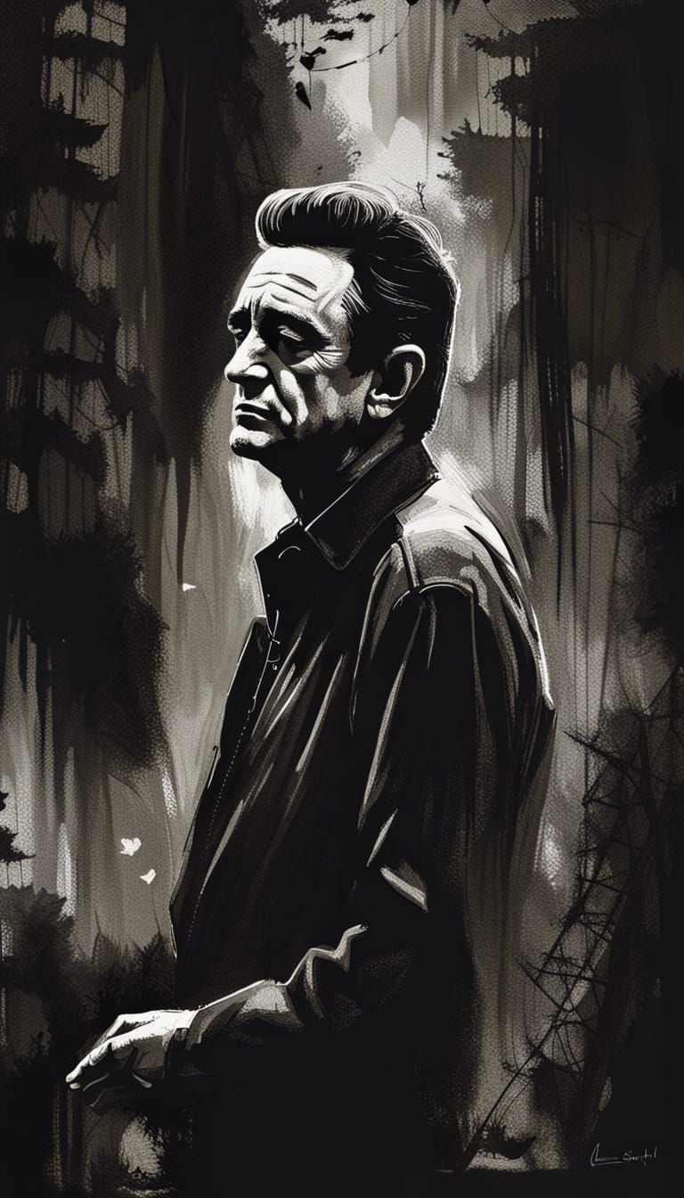 Johnny Cash - AI Generated Artwork - NightCafe Creator