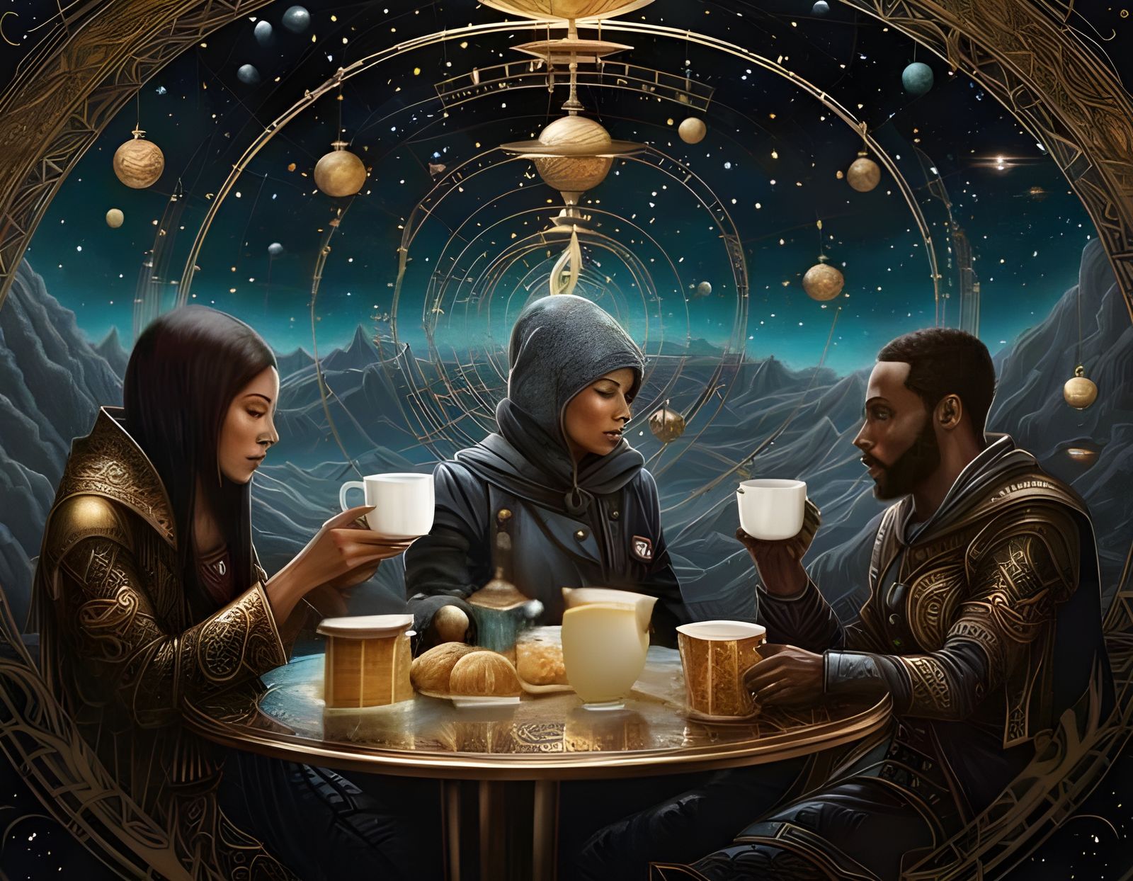 breakfast at the space cafe