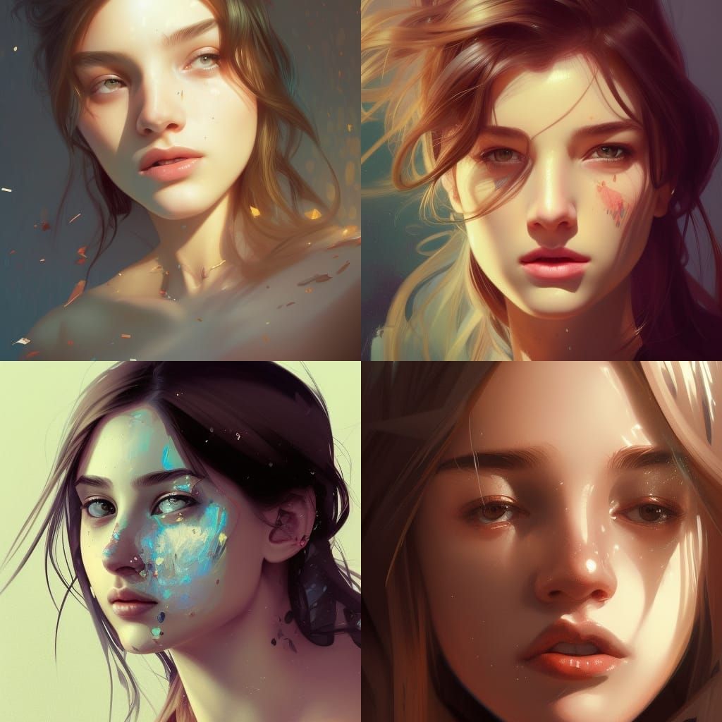 Teenager girl taking selfies - AI Generated Artwork - NightCafe Creator