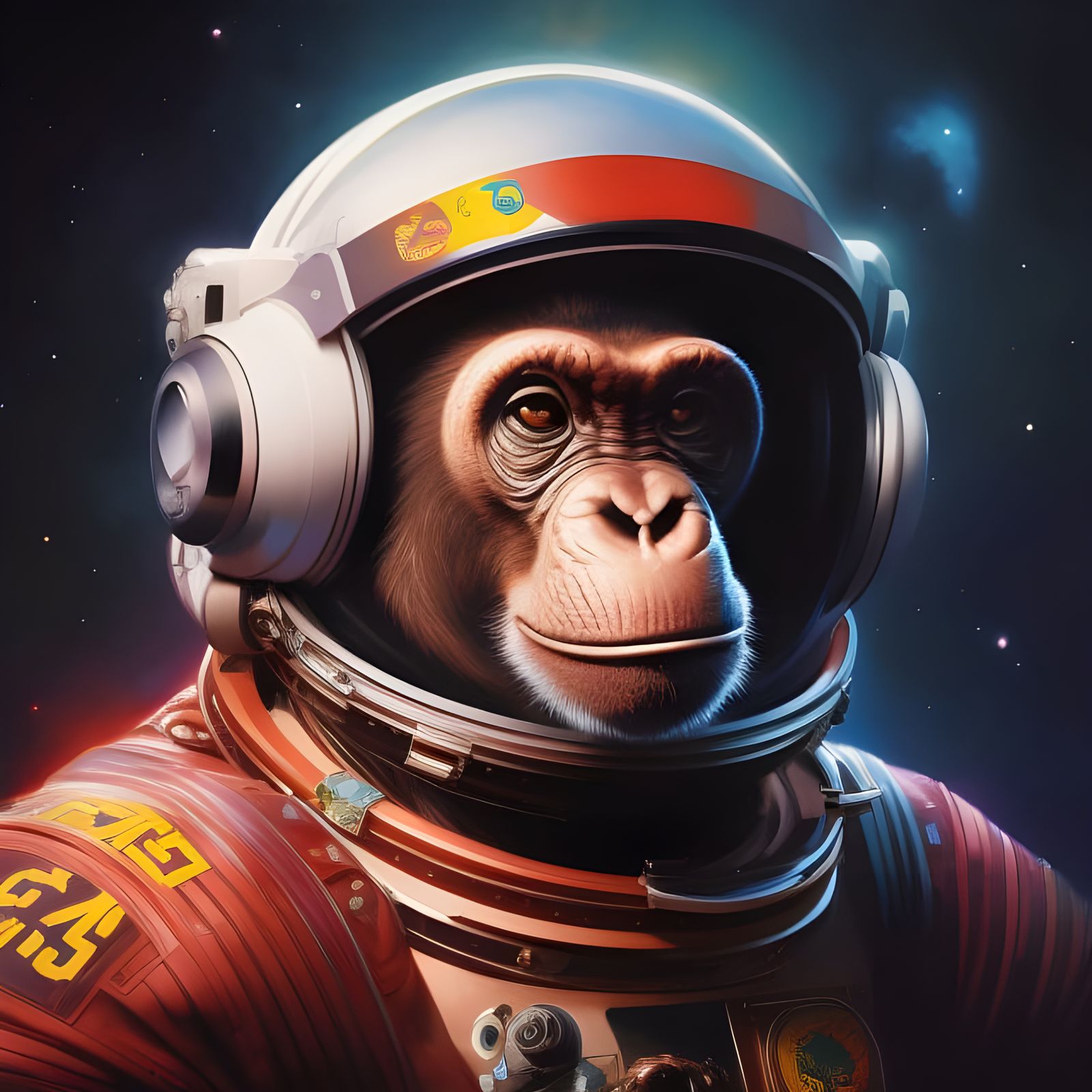 Astrochimp - AI Generated Artwork - NightCafe Creator