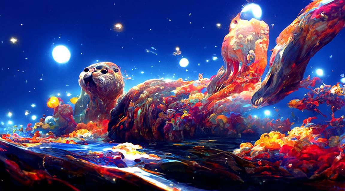 Lisa frank dogs - AI Generated Artwork - NightCafe Creator