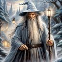 Liam Neeson as Gandalf the White - AI Generated Artwork - NightCafe Creator