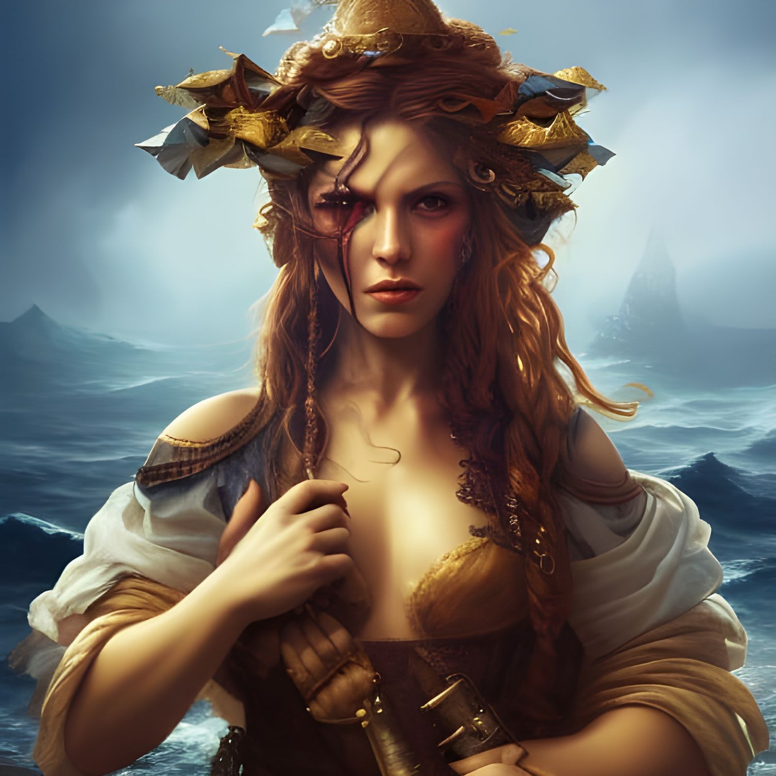 Stranded on stormy seas  by @Zen Rain