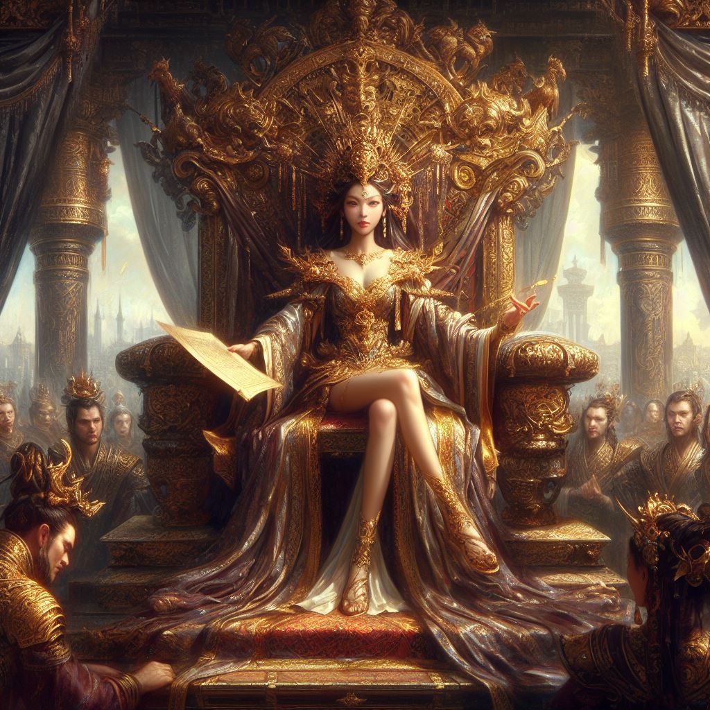 Her August Majesty's Arm Is Undergoing a Metamorphic Transformation in Front of the Entire Court