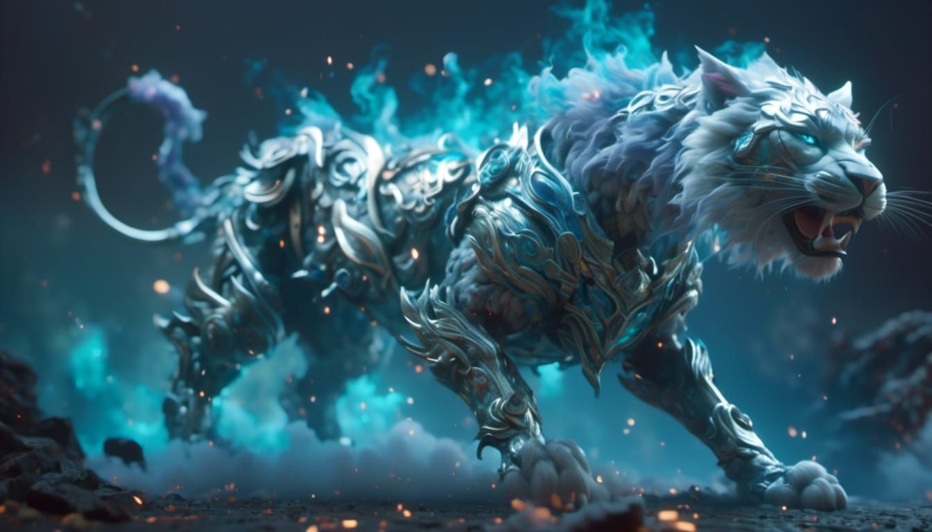 Ethereal Leopard God