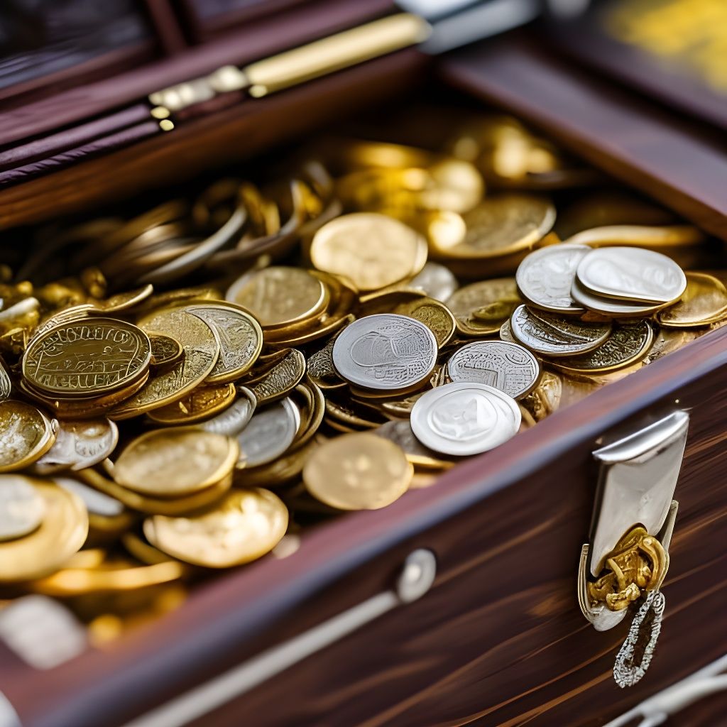 Gold and silver coins