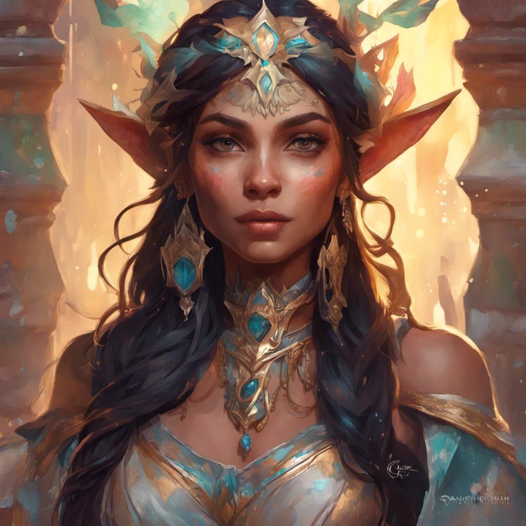 High Elf Of Traupkn Ai Generated Artwork Nightcafe Creator 9404