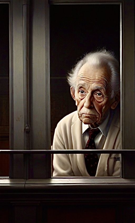 The lonely boy as an old man