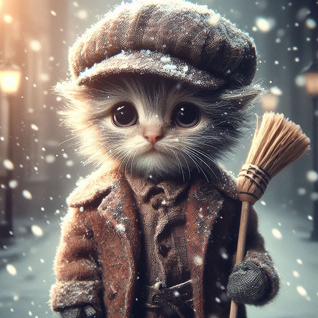 working cat  by @vegenia