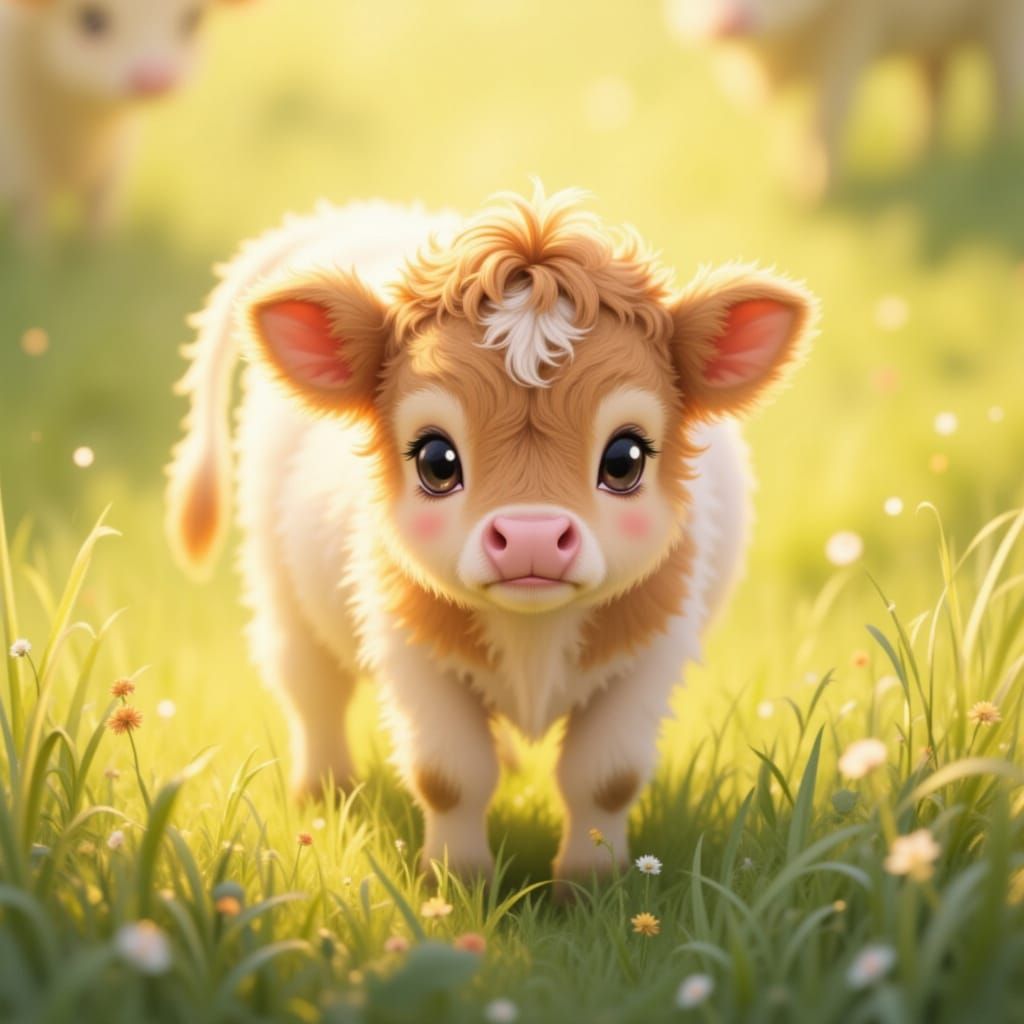 Super cute cow <lora:Super Cute Cow:1.0>