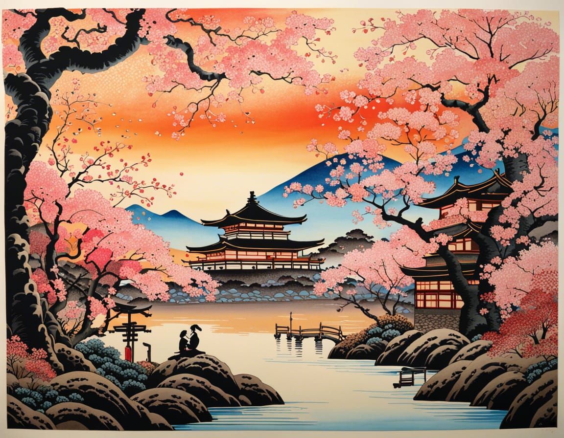 nihonga spring artwork