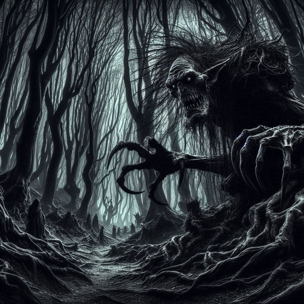 You got lost in the dark forest and took a wrong turn...