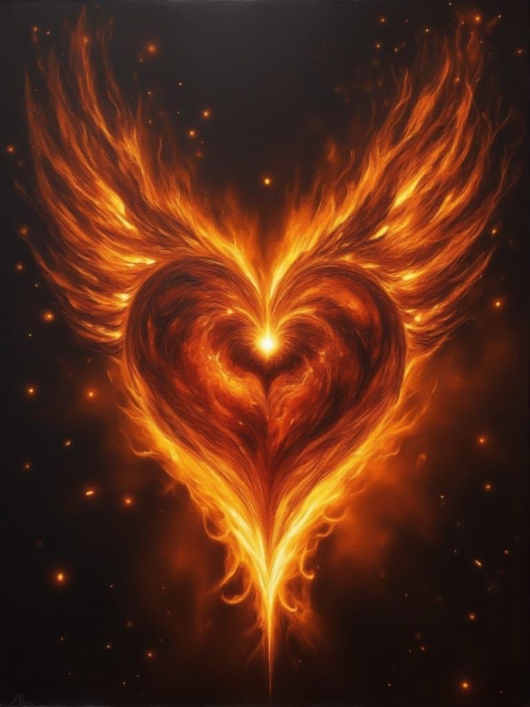 In the rust and darkness of this endless plight
His compassionate heart, her guiding light
He lifts her spirits, ignites her flame
With each...