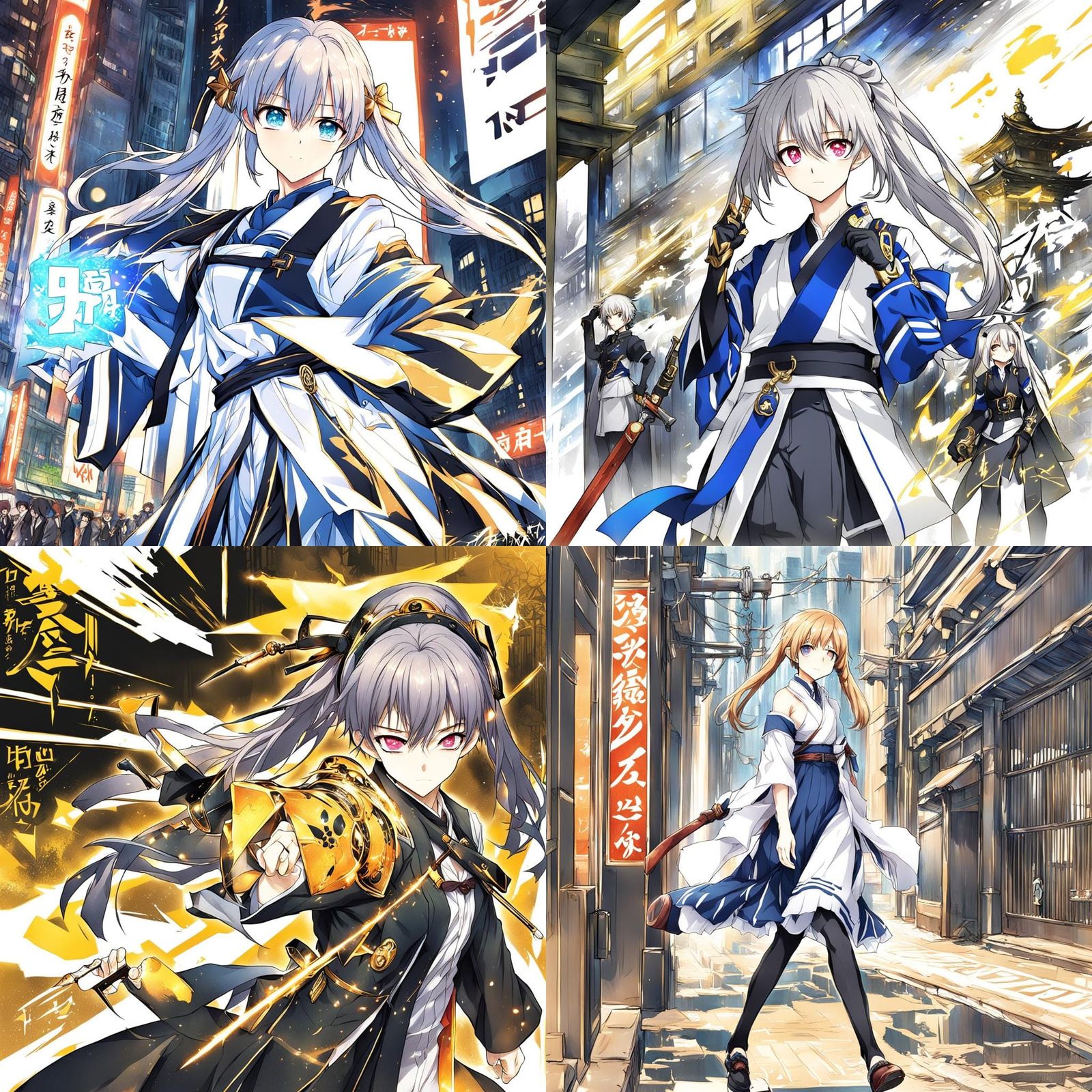 Anime Style Child Illustration